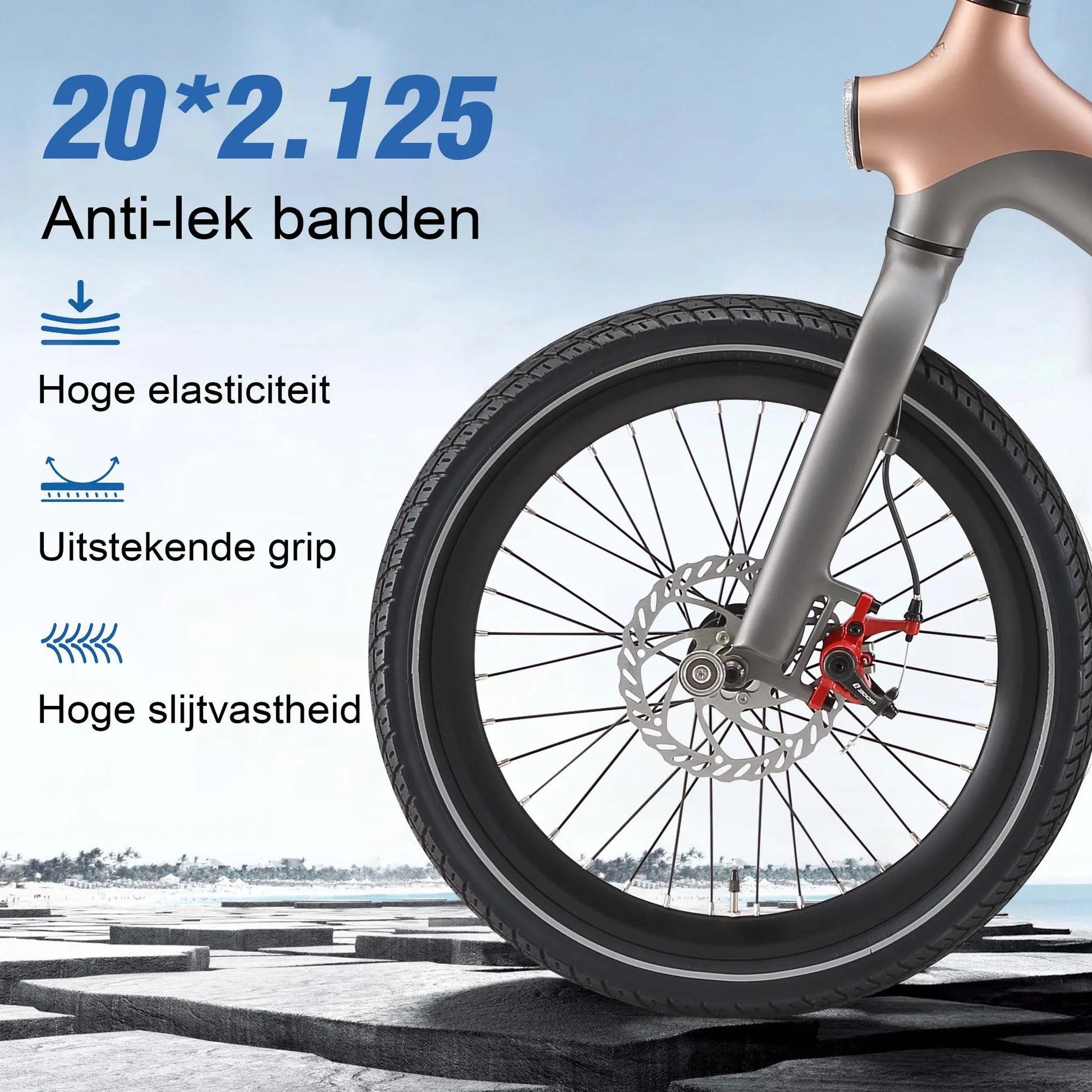 20 inch banden van de Maxtron Smart 30 opvouwbare elektrische fiets