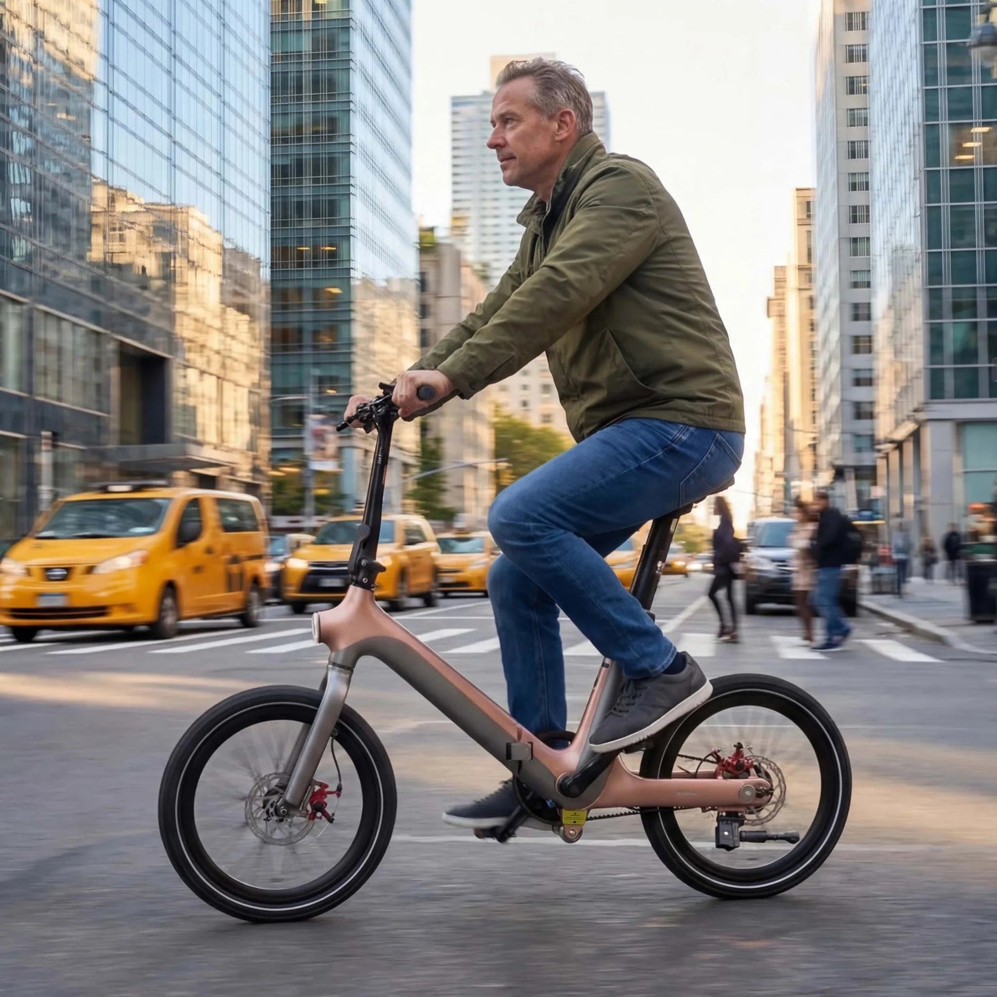 Maxtron Smart 30 elektrische vouwfiets in de stad