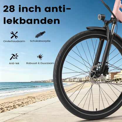700C banden van de Maxtron Urban 8 elektrische stadsfiets
