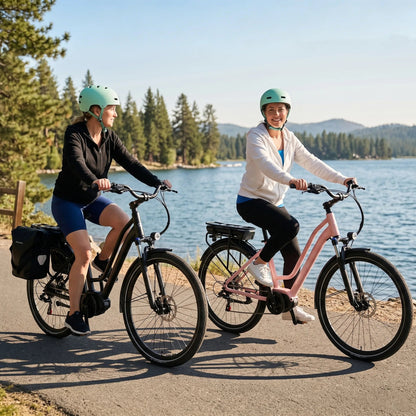 Maxtron Urban 8 elektrische fiets onderweg